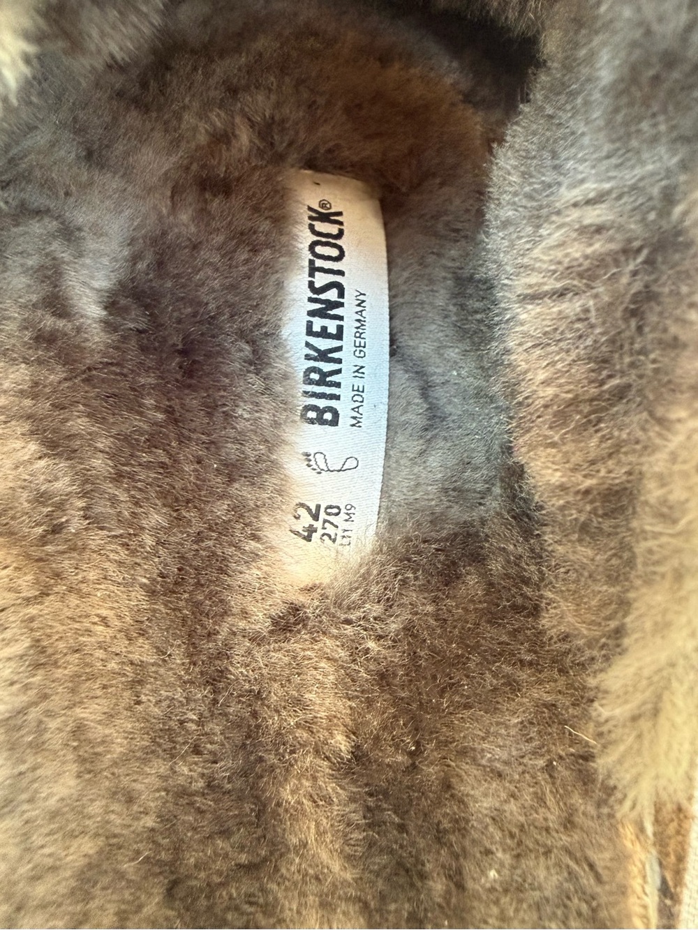 NIB BIRKENSTOCK Arizona Shearling - Mocha Brown - Size 42 - Brand New Never Worn - Picture 5 of 7